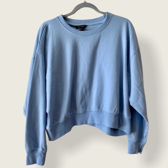 New Look Tops - New Look ASOS Blue Crew Neck Sweatshirt